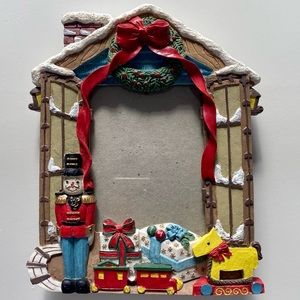 Christmas Nutcracker Hand Painted Picture Frame